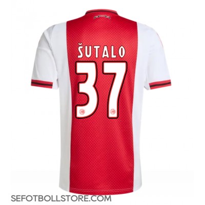 Ajax Josip Sutalo #37 Replika Hemmatröja 2025-26 Kortärmad Ajax Josip Sutalo #37 Replika Hemmatröja 2025-26 Kortärmad
